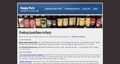 Desktop Screenshot of hoppyparis.com